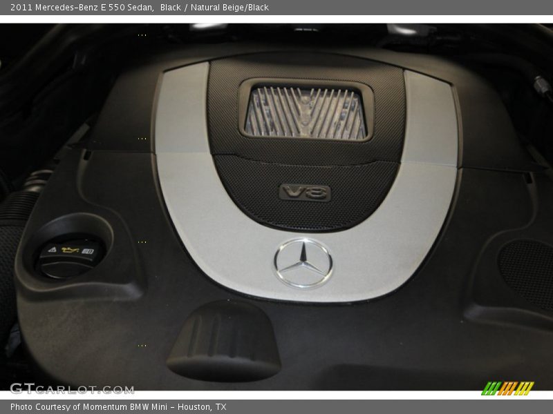 Black / Natural Beige/Black 2011 Mercedes-Benz E 550 Sedan
