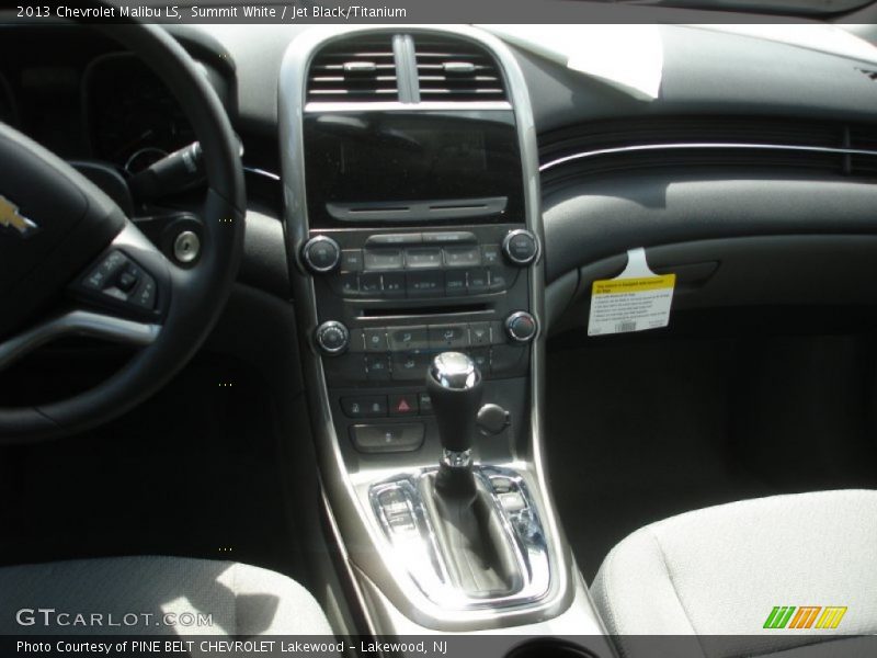 Summit White / Jet Black/Titanium 2013 Chevrolet Malibu LS