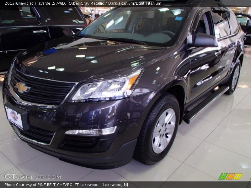 Cyber Gray Metallic / Dark Titanium/Light Titanium 2013 Chevrolet Traverse LS AWD