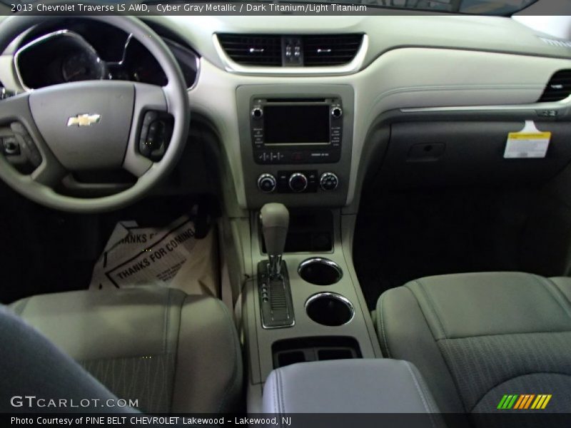 Cyber Gray Metallic / Dark Titanium/Light Titanium 2013 Chevrolet Traverse LS AWD