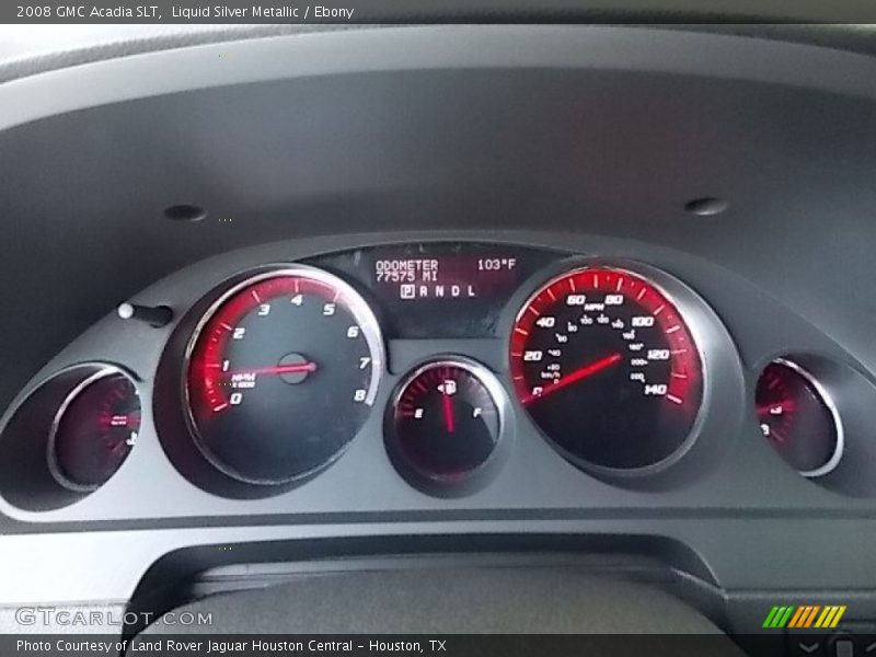 Liquid Silver Metallic / Ebony 2008 GMC Acadia SLT