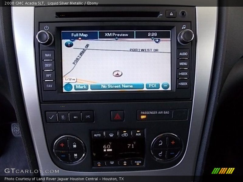 Liquid Silver Metallic / Ebony 2008 GMC Acadia SLT