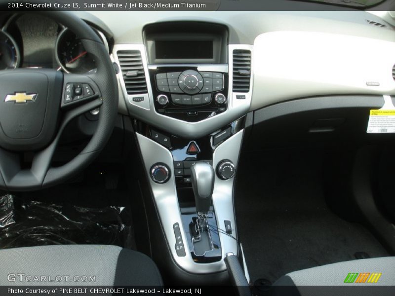 Summit White / Jet Black/Medium Titanium 2014 Chevrolet Cruze LS