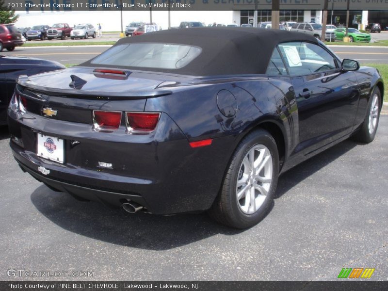 Blue Ray Metallic / Black 2013 Chevrolet Camaro LT Convertible