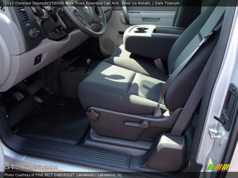 Silver Ice Metallic / Dark Titanium 2013 Chevrolet Silverado 2500HD Work Truck Extended Cab 4x4