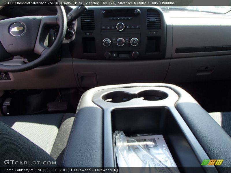 Silver Ice Metallic / Dark Titanium 2013 Chevrolet Silverado 2500HD Work Truck Extended Cab 4x4