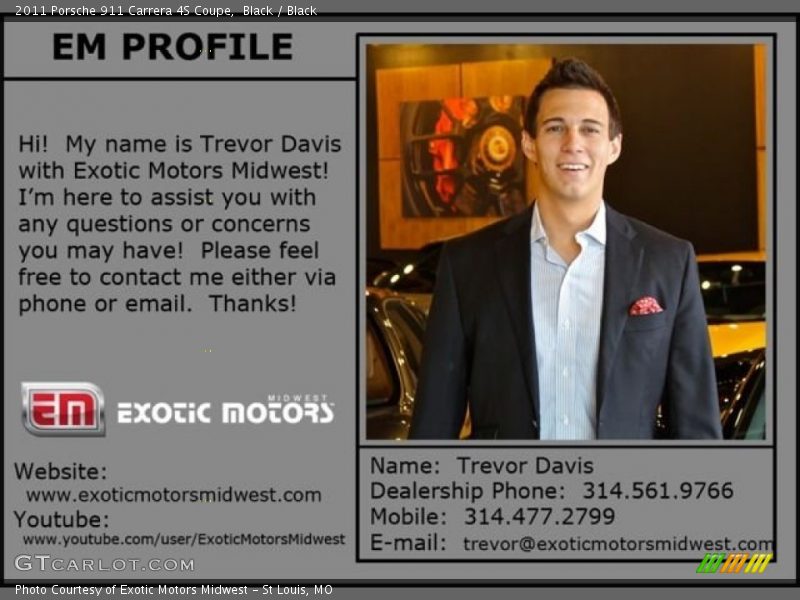 Black / Black 2011 Porsche 911 Carrera 4S Coupe