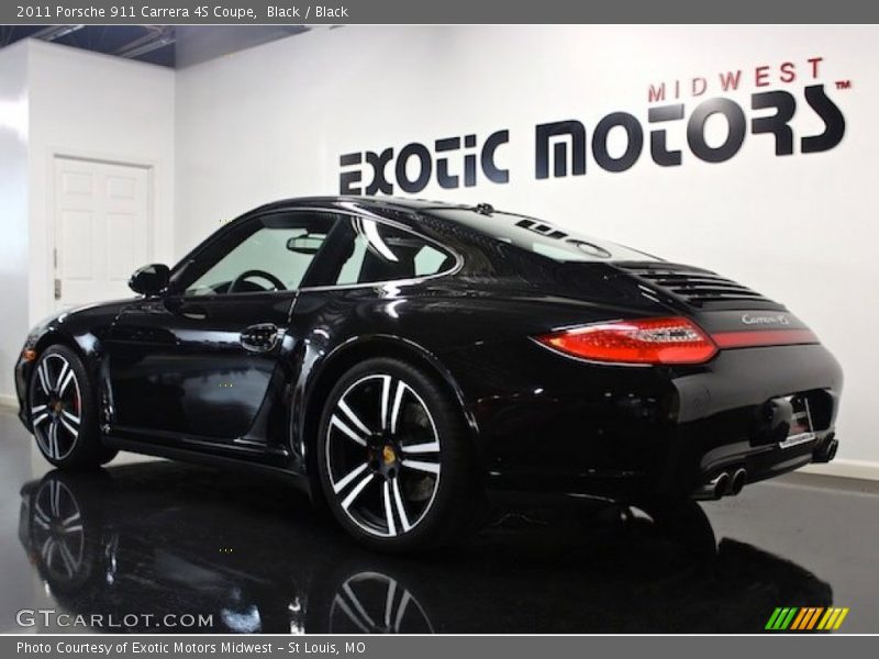 Black / Black 2011 Porsche 911 Carrera 4S Coupe