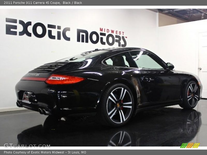 Black / Black 2011 Porsche 911 Carrera 4S Coupe