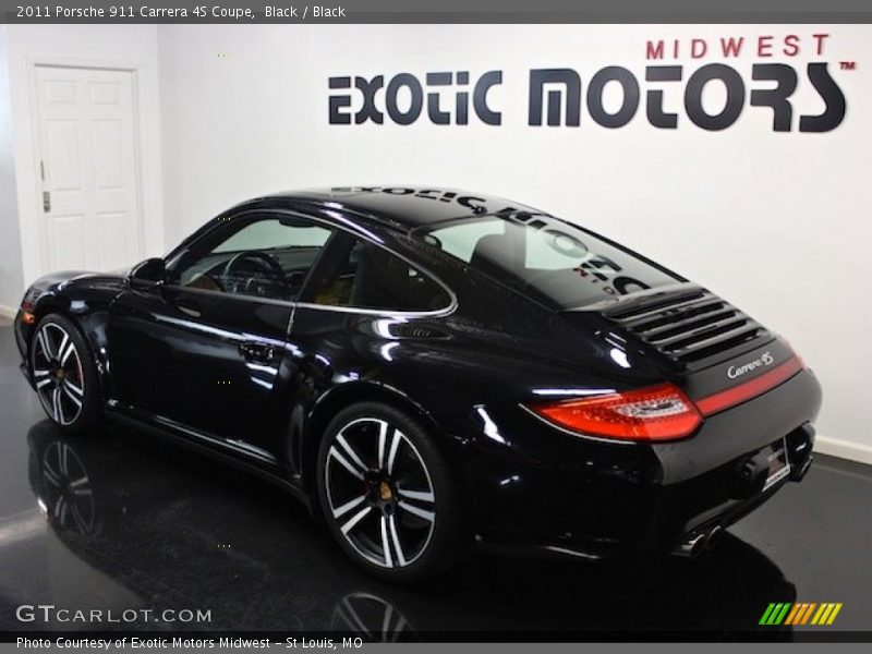 Black / Black 2011 Porsche 911 Carrera 4S Coupe