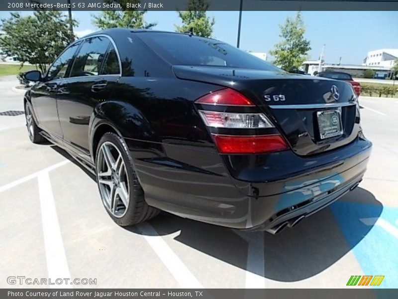 Black / Black 2008 Mercedes-Benz S 63 AMG Sedan