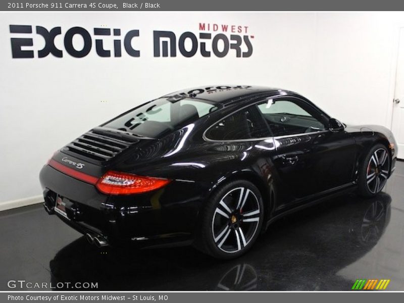 Black / Black 2011 Porsche 911 Carrera 4S Coupe