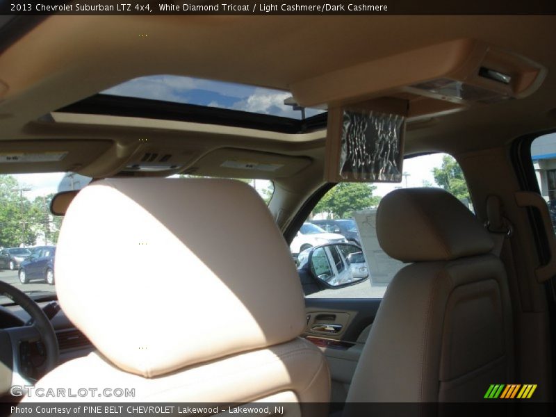 White Diamond Tricoat / Light Cashmere/Dark Cashmere 2013 Chevrolet Suburban LTZ 4x4