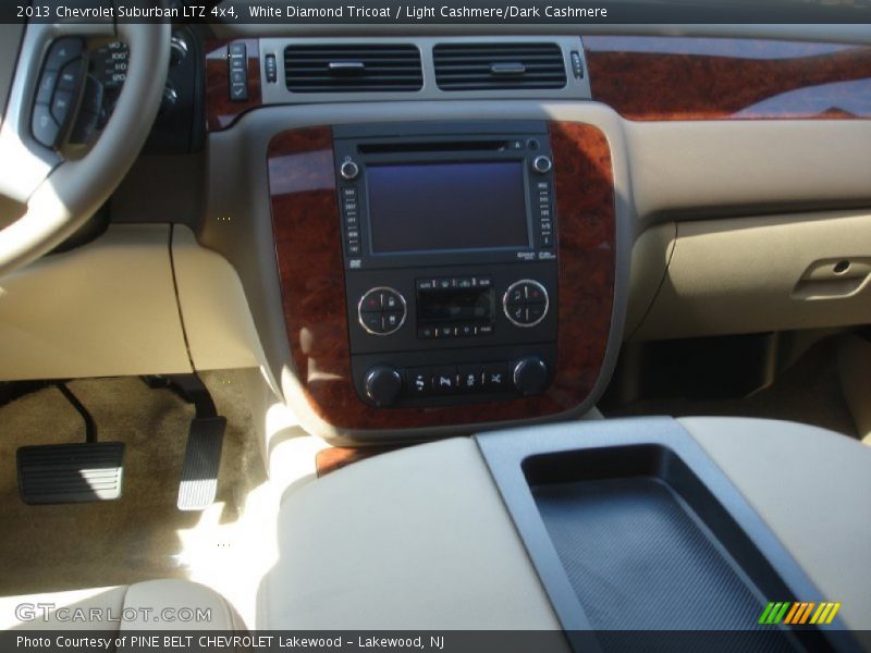 White Diamond Tricoat / Light Cashmere/Dark Cashmere 2013 Chevrolet Suburban LTZ 4x4