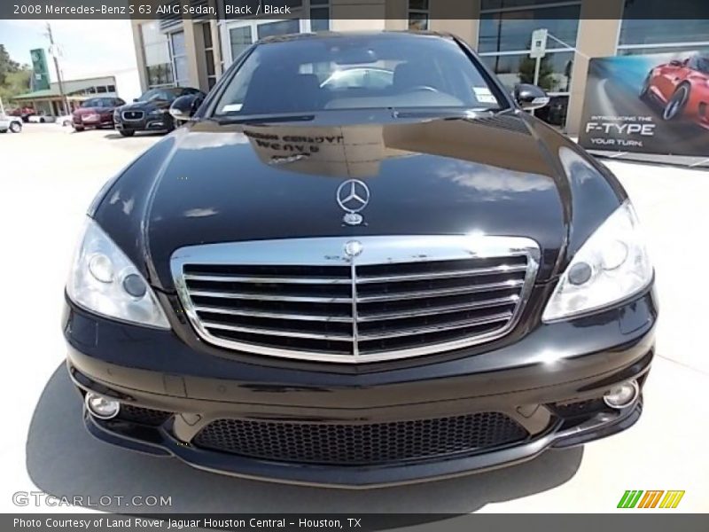 Black / Black 2008 Mercedes-Benz S 63 AMG Sedan