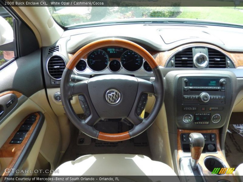 Dashboard of 2008 Enclave CXL