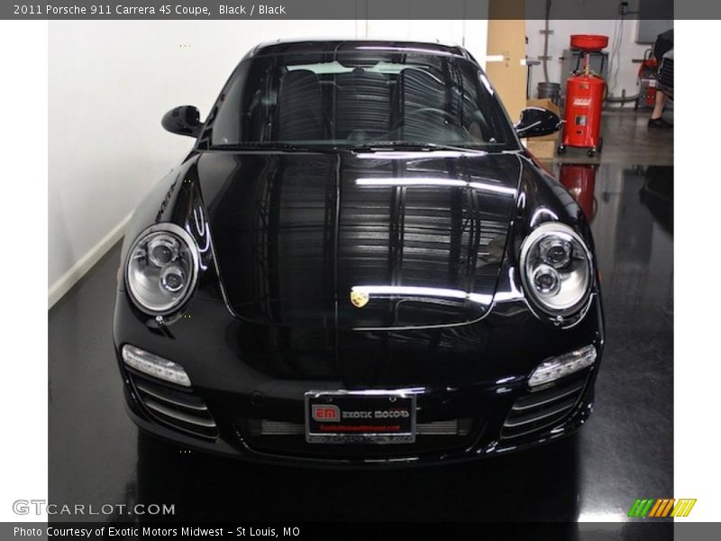 Black / Black 2011 Porsche 911 Carrera 4S Coupe