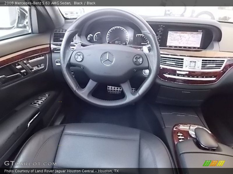Black / Black 2008 Mercedes-Benz S 63 AMG Sedan