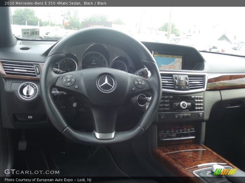 Black / Black 2010 Mercedes-Benz E 350 4Matic Sedan