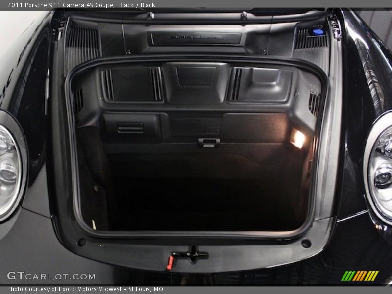 Black / Black 2011 Porsche 911 Carrera 4S Coupe