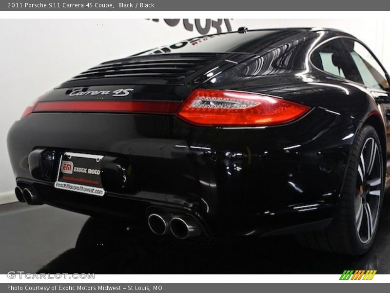 Black / Black 2011 Porsche 911 Carrera 4S Coupe