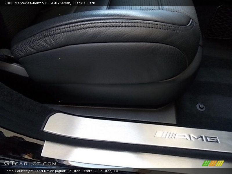 Black / Black 2008 Mercedes-Benz S 63 AMG Sedan