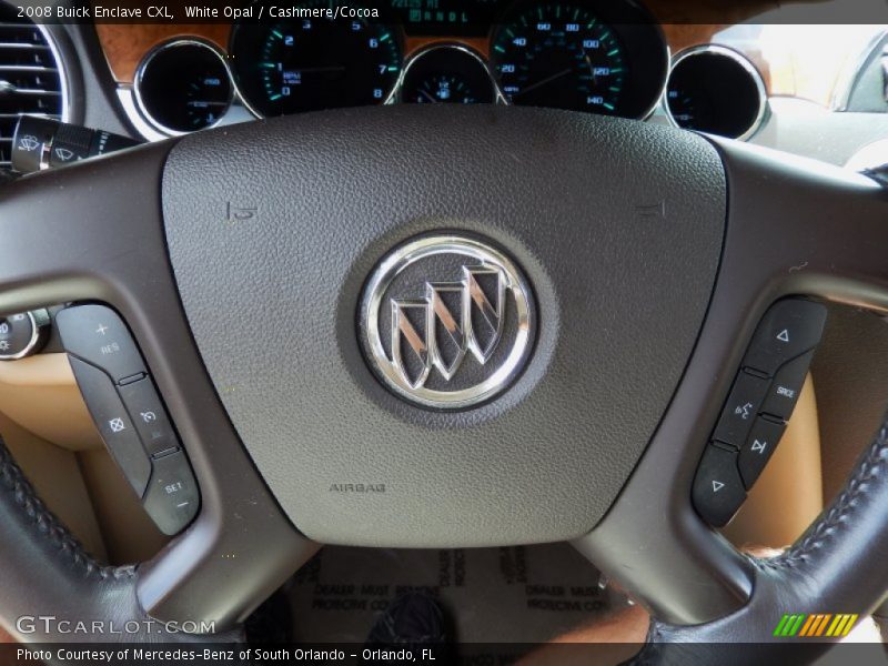 White Opal / Cashmere/Cocoa 2008 Buick Enclave CXL