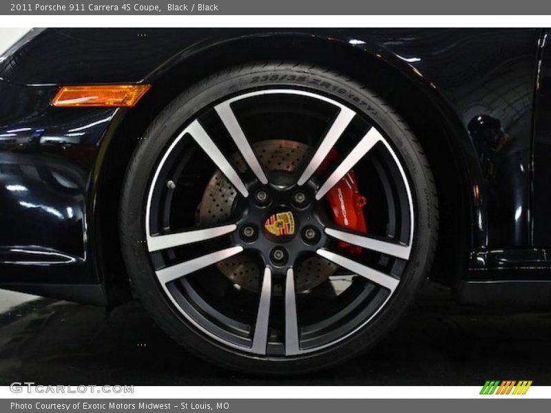 Black / Black 2011 Porsche 911 Carrera 4S Coupe