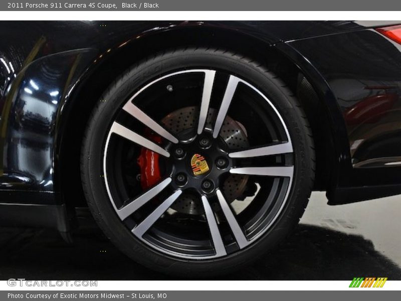 Black / Black 2011 Porsche 911 Carrera 4S Coupe