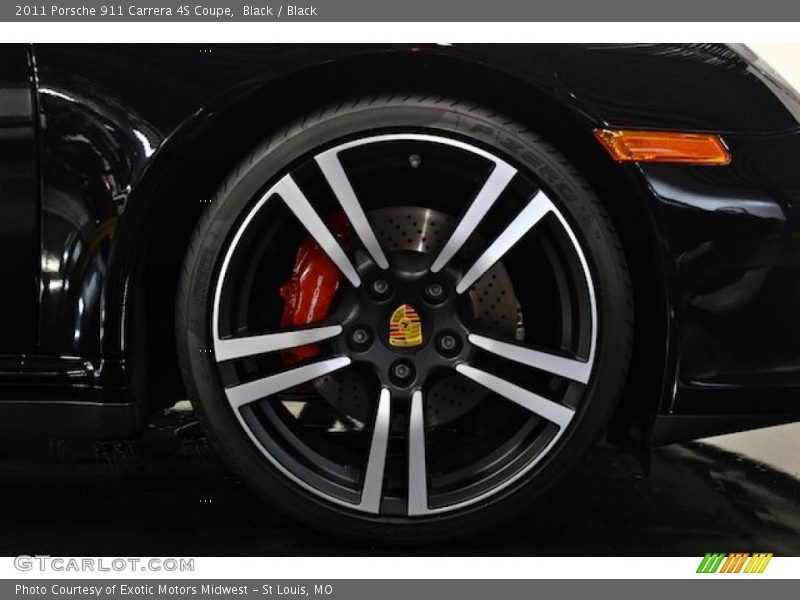 Black / Black 2011 Porsche 911 Carrera 4S Coupe