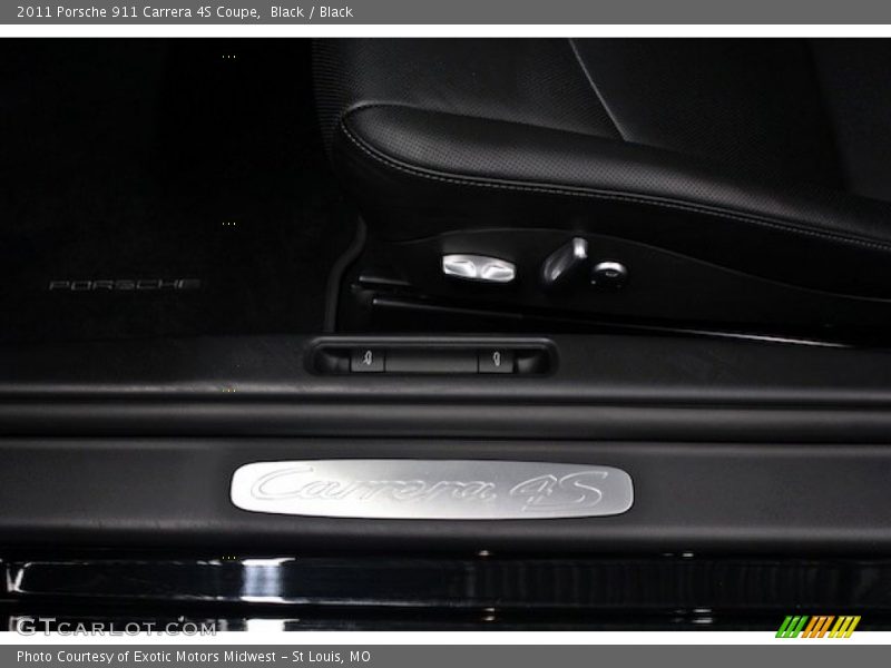 Black / Black 2011 Porsche 911 Carrera 4S Coupe
