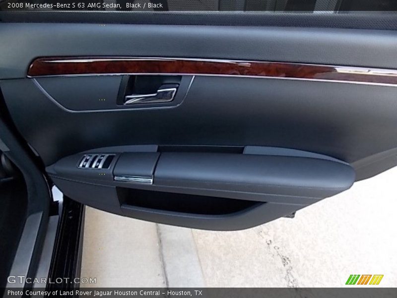 Black / Black 2008 Mercedes-Benz S 63 AMG Sedan
