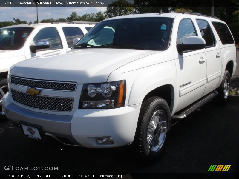 Summit White / Ebony 2013 Chevrolet Suburban LT 4x4