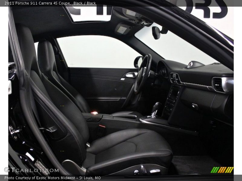 Black / Black 2011 Porsche 911 Carrera 4S Coupe