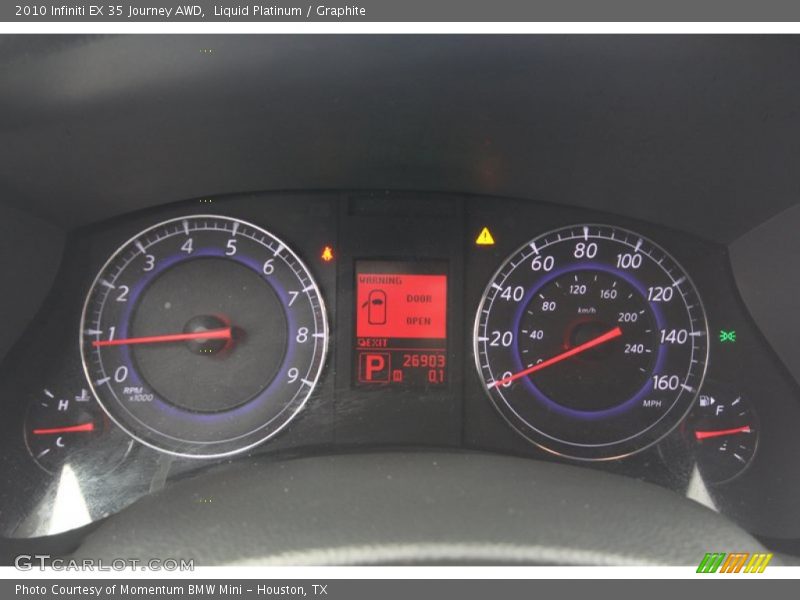 Liquid Platinum / Graphite 2010 Infiniti EX 35 Journey AWD