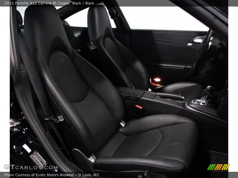 Black / Black 2011 Porsche 911 Carrera 4S Coupe