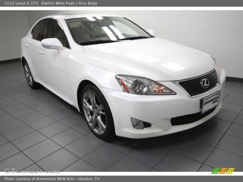 Starfire White Pearl / Ecru Beige 2010 Lexus IS 250
