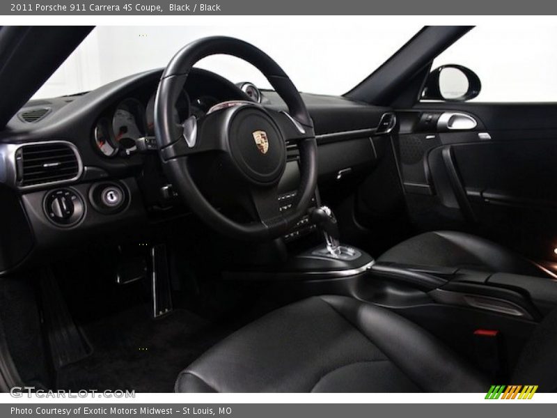 Black / Black 2011 Porsche 911 Carrera 4S Coupe