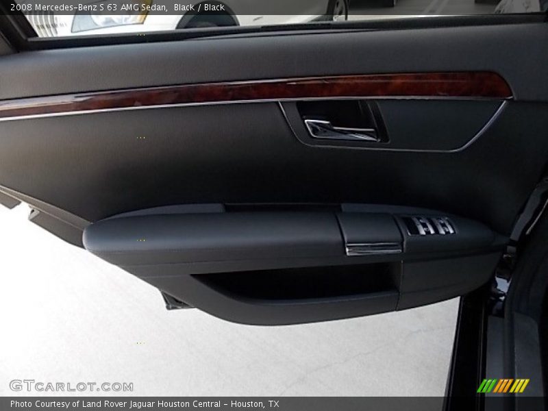 Black / Black 2008 Mercedes-Benz S 63 AMG Sedan