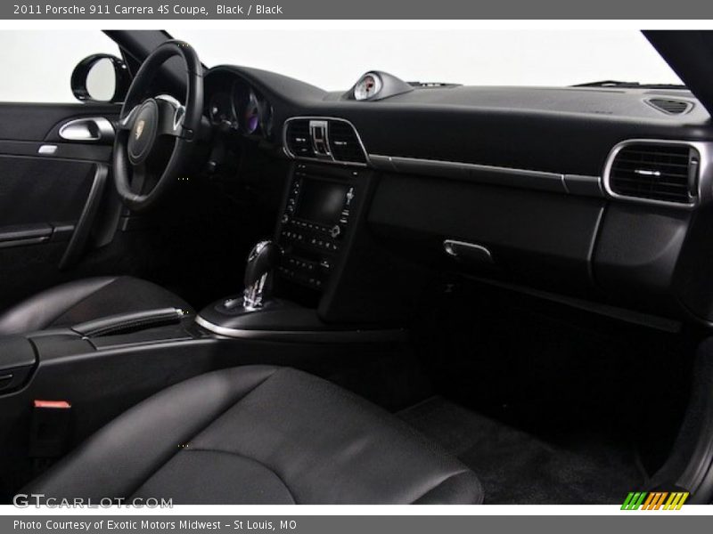 Black / Black 2011 Porsche 911 Carrera 4S Coupe