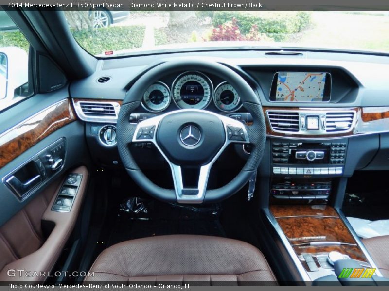 Dashboard of 2014 E 350 Sport Sedan