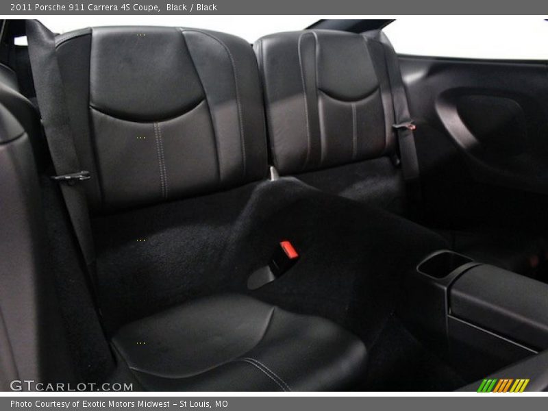 Black / Black 2011 Porsche 911 Carrera 4S Coupe