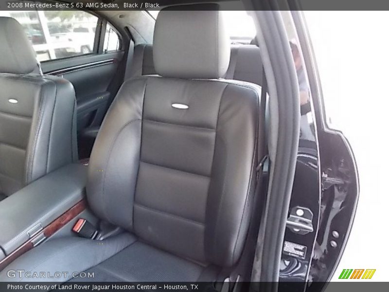 Black / Black 2008 Mercedes-Benz S 63 AMG Sedan