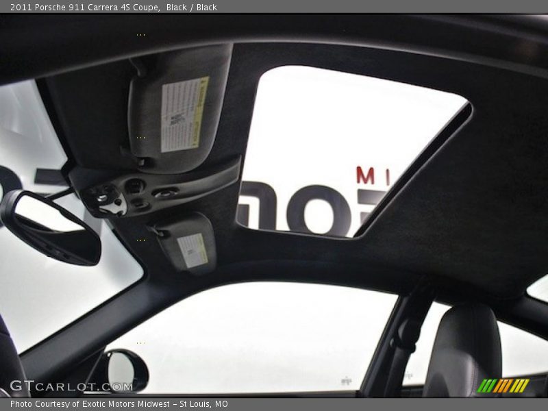 Black / Black 2011 Porsche 911 Carrera 4S Coupe