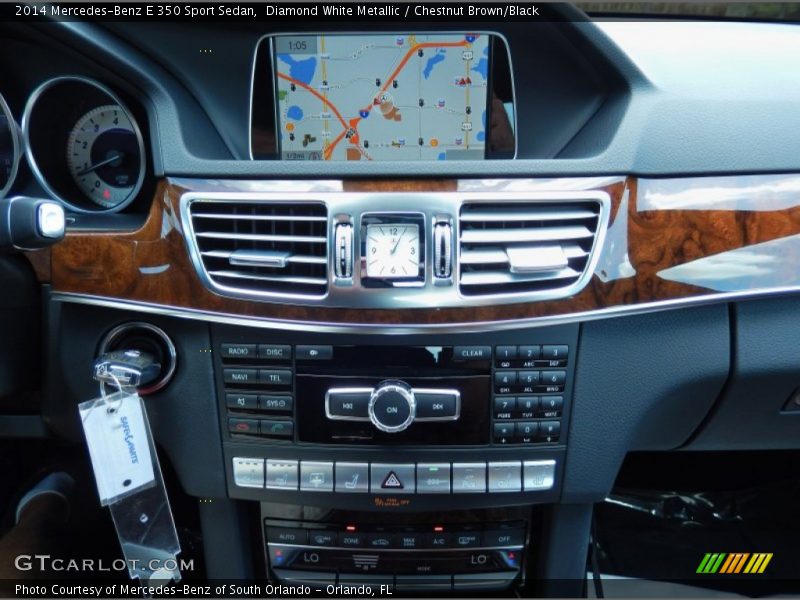 Controls of 2014 E 350 Sport Sedan