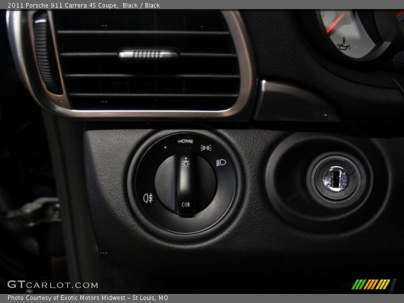 Black / Black 2011 Porsche 911 Carrera 4S Coupe