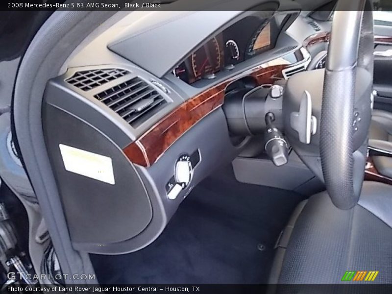 Black / Black 2008 Mercedes-Benz S 63 AMG Sedan