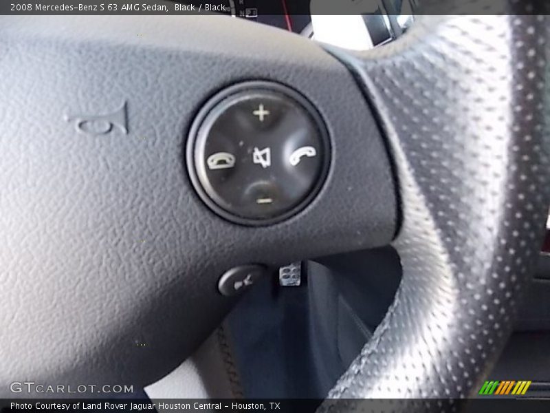 Black / Black 2008 Mercedes-Benz S 63 AMG Sedan