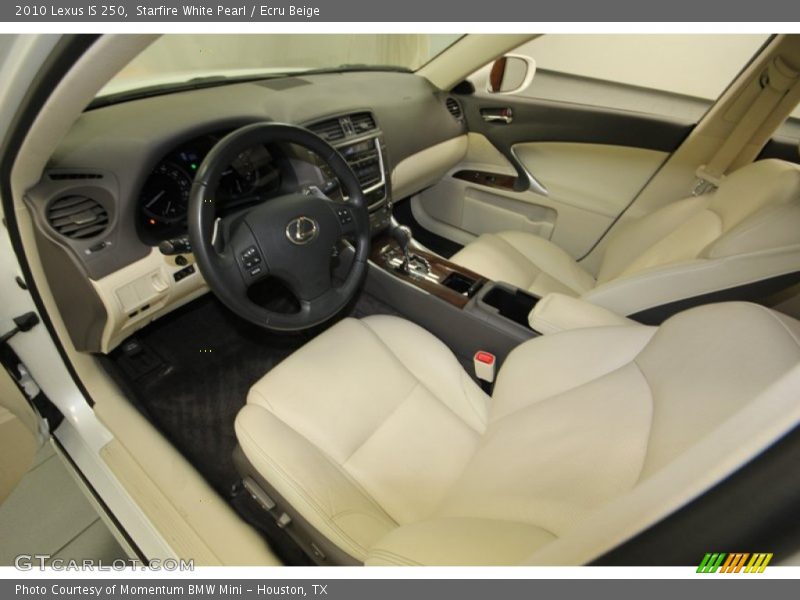 Starfire White Pearl / Ecru Beige 2010 Lexus IS 250