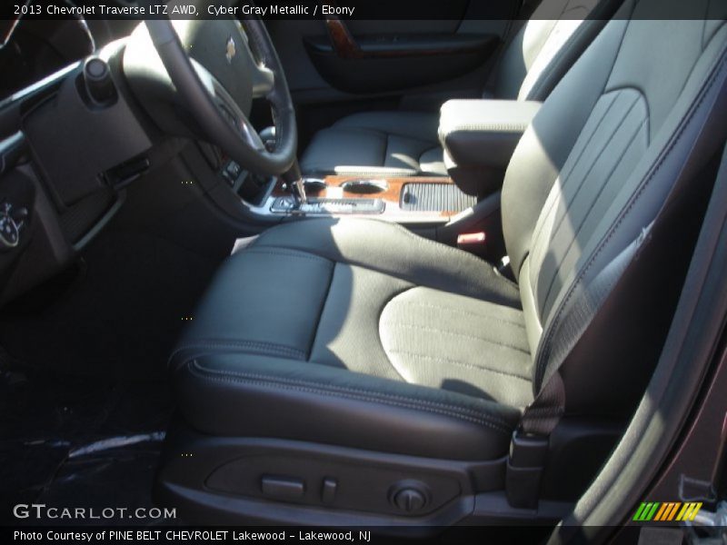 Cyber Gray Metallic / Ebony 2013 Chevrolet Traverse LTZ AWD